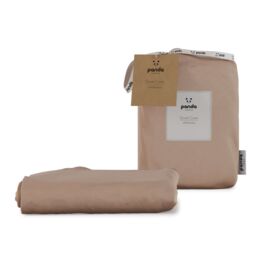 Panda London 100% Bamboo Duvet Cover - Cot & Cotbed in Dusty Pink - Size: Junior - thumbnail 1