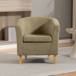 Artemis Home Millie Fabric Accent Chair in Pale Green - Size: 1 Pack