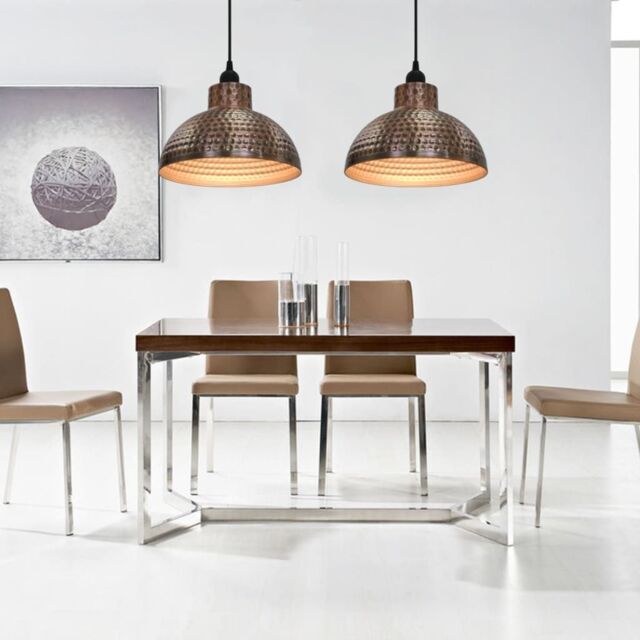 Berkfield Home Ceiling Lamps 2 pcs Semi-spherical Copper Colour in Brown - image 1