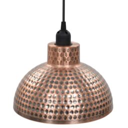 Berkfield Home Ceiling Lamps 2 pcs Semi-spherical Copper Colour in Brown - thumbnail 5