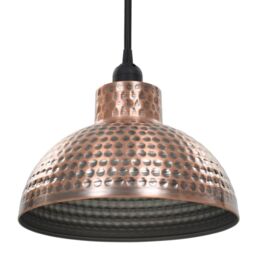 Berkfield Home Ceiling Lamps 2 pcs Semi-spherical Copper Colour in Brown - thumbnail 6