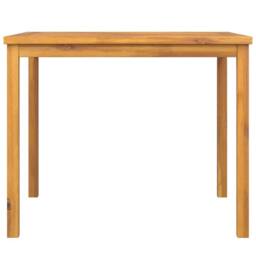 Berkfield Home Beautiful Garden Dining Table 90x90x74 cm Solid Wood Acacia in Brown - Size: 90 x 90 x 74 cm - thumbnail 1