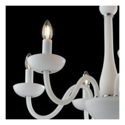 Netlighting ALFIERE 8 Light Chandeliers White 74x59cm - Size: 74x59 cm - thumbnail 2