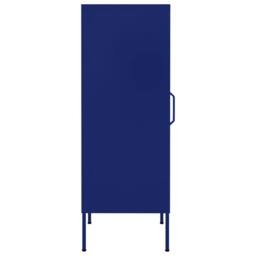 Berkfield Home Storage Cabinet Navy Blue 42.5x35x101.5 cm Steel - thumbnail 4