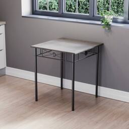 Home Discount Vida Designs Roslyn 2 Seater Dining Table & Chairs Set Of 2 in Grey - thumbnail 4