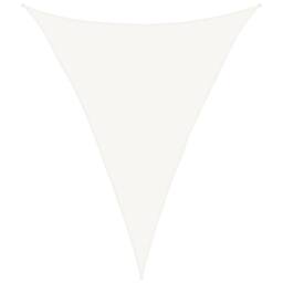 Berkfield Home Sunshade Sail 160 g/m¬≤ White 5x7x7 m HDPE - thumbnail 2
