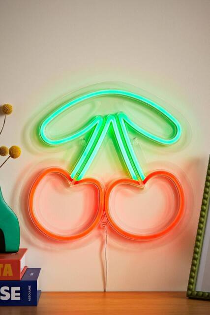 ValueLights Neon Sign Cherries Style Novelty Wall Light - image 1