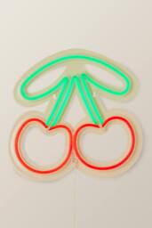 ValueLights Neon Sign Cherries Style Novelty Wall Light - thumbnail 2