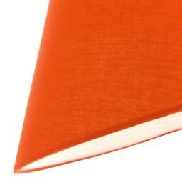 Happy Homewares Traditional Cotton Coolie Lampshade Suitable for Table Lamp or Pendant in Orange - Size: 8 inches - thumbnail 5