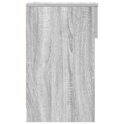 Berkfield Home Bedside Cabinet with Drawer Grey Sonoma 20x36x60 cm - Size: 20 x 36 x 60 cm - thumbnail 6