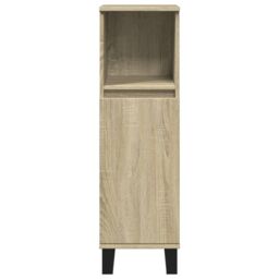 Berkfield Home Bathroom Cabinet Sonoma Oak 30x30x100 cm Engineered Wood in Brown - Size: 30 x 30 x 100 cm - thumbnail 4