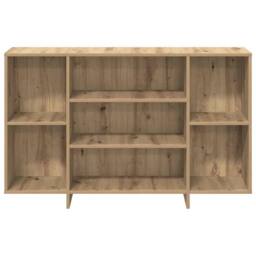 Berkfield Home Sideboard Artisan oak 120 x 30 x 75 cm Engineered wood in Brown - thumbnail 5