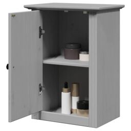 Berkfield Home Bathroom Wall Cabinet BODO Grey 44x30x60 cm - Size: 44 x 30 x 60 cm