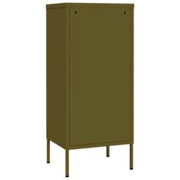 Berkfield Home Storage Cabinet Olive Green 42.5x35x101.5 cm Steel - thumbnail 5