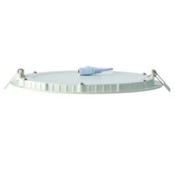 Loops Ultra Slim Round Flush Ceiling Light 18W Cool White LED 4000k Corridor Lamp - thumbnail 4