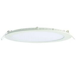 Loops Ultra Slim Round Flush Ceiling Light 18W Cool White LED 4000k Corridor Lamp - thumbnail 3