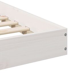 Berkfield Home White 160 x 200 cm Pine wood - thumbnail 9