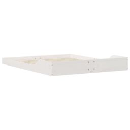 Berkfield Home White 160 x 200 cm Pine wood - thumbnail 8