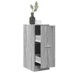 Berkfield Home Elegant Apothecary Cabinet Grey Sonoma 30x41x77.5 cm Engineered Wood - thumbnail 2