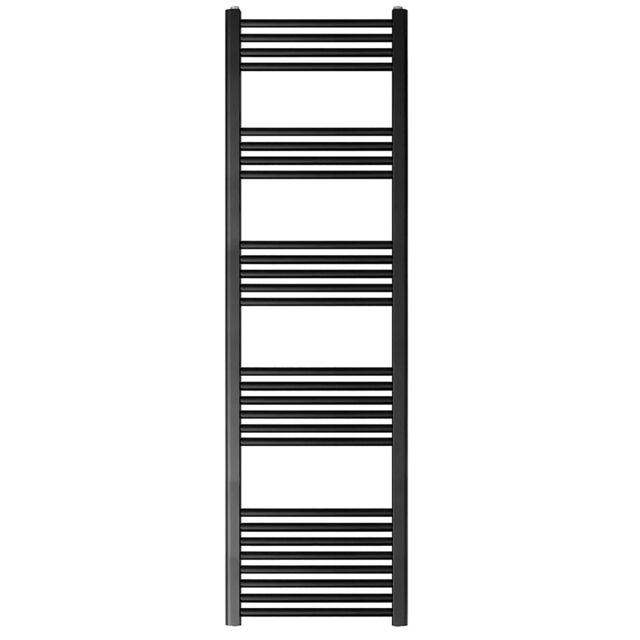 Balterley Straight Heated Towel Rail Radiator, 1032W, 500 x 1800mm, Matt Black