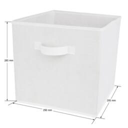 VOGREX White 9-Cube 9-Drawer Storage Shelf - thumbnail 3