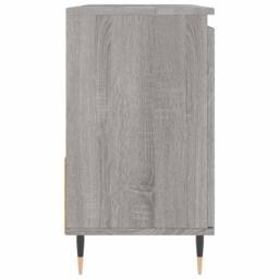 Berkfield Home Bathroom Cabinet Grey Sonoma 65x33x60 cm Engineered Wood - Size: 65 x 33 x 60 cm - thumbnail 6