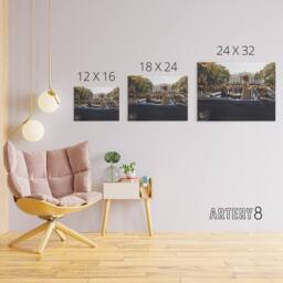 "Artery8 JFK Kennedy Emperor Haile Selassie Parade Canvas Wall Art Print - Size: W18"" x H24""" - thumbnail 4