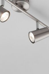 BHS Lighting Barley Spotlight Bar Ceiling Light in Metallic Silver - thumbnail 3