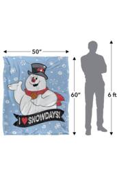 Warner Brothers Frosty The Snowman 152x127 cm I Love Snowdays Soft Throw Blanket - thumbnail 5
