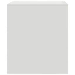 Berkfield Home Bedside Cabinet White 34.5x39x44 cm Steel - thumbnail 8