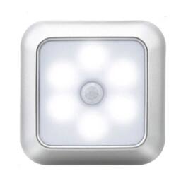 SPETLEK 1X 6LED Stair Lamp Night Lights Motion Sensor Light White Light in Silver