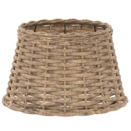 Berkfield Home Lamp Shade Brown √ò38x23 cm Wicker - Size: 38x23 cm - thumbnail 1