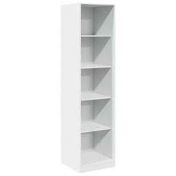 Berkfield Home Wardrobe White 50x50x200 cm Engineered Wood - Size: 50 x 50 x 200 cm - thumbnail 3