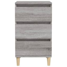 Berkfield Home Bedside Cabinet Grey Sonoma 40x35x70 cm Engineered Wood - Size: 40 x 35 x 70 cm - thumbnail 6