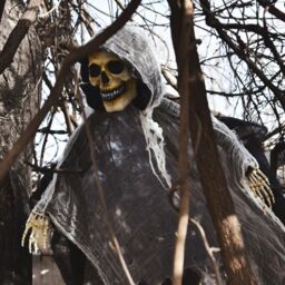Garden Greatness 6ft Hanging Grim Reaper Halloween Ghost Decoration - Size: 1 Pack - thumbnail 3