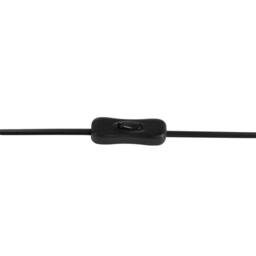 Wyld and Coco Wall Lamp - Dark Graphite Steel Glass Shade Integrated On/Off Switch in Grey - thumbnail 6