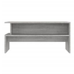 Berkfield Home Coffee Table Grey Sonoma 90x55x42.5 cm Engineered Wood - thumbnail 4
