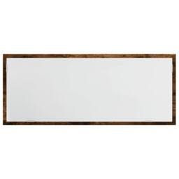 Berkfield Home LED Bathroom Mirror Smoked Oak 100x8.5x37 cm Engineered Wood in Brown - thumbnail 6