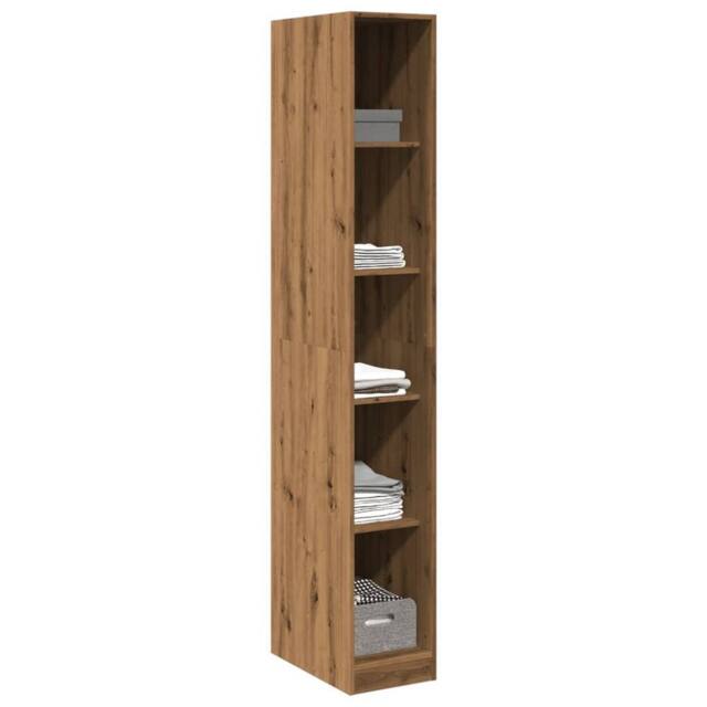 Berkfield Home Wardrobe Artisian Oak 30x50x200 cm Engineered Wood in Brown - Size: 30 x 50 x 200 cm - image 1