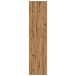 Berkfield Home Wardrobe Artisian Oak 30x50x200 cm Engineered Wood in Brown - Size: 30 x 50 x 200 cm - thumbnail 5