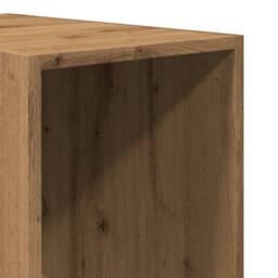 Berkfield Home Wardrobe Artisian Oak 30x50x200 cm Engineered Wood in Brown - Size: 30 x 50 x 200 cm - thumbnail 7