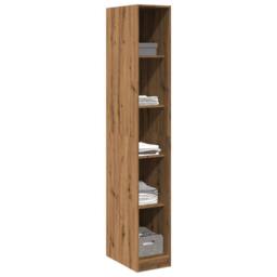 Berkfield Home Wardrobe Artisian Oak 30x50x200 cm Engineered Wood in Brown - Size: 30 x 50 x 200 cm - thumbnail 1