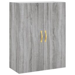 Berkfield Home Wall Mounted Cabinet Grey Sonoma 69.5x34x90 cm - thumbnail 2