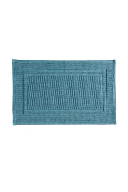 CHRISTY 'Fina' Luxury Heavyweight Woven Bath Mat in Blue - image 1