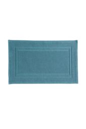 CHRISTY 'Fina' Luxury Heavyweight Woven Bath Mat in Blue - thumbnail 1