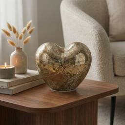 Garden Greatness Relica Gold Light Up Heart Ornament - Size: 1 Pack - thumbnail 2