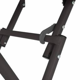 Berkfield Home Foldable Garden Table - Anthracite - 55x55x73 cm - Steel in Black - Size: 55 x 55 x 73 cm - thumbnail 8