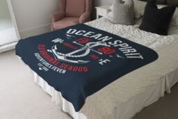 Benjamin Tate Design Ocean Spirit Blanket in Natural - Size: 120 cm x 150 cm - thumbnail 3