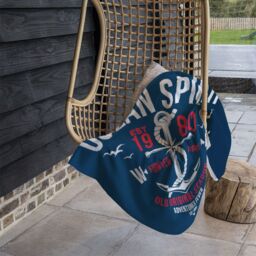 Benjamin Tate Design Ocean Spirit Blanket in Natural - Size: 120 cm x 150 cm - thumbnail 4
