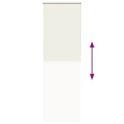 Berkfield Home Roller Blind Blackout Off-White 50x150 cm Fabric Width 45.7 cm Po… - thumbnail 5